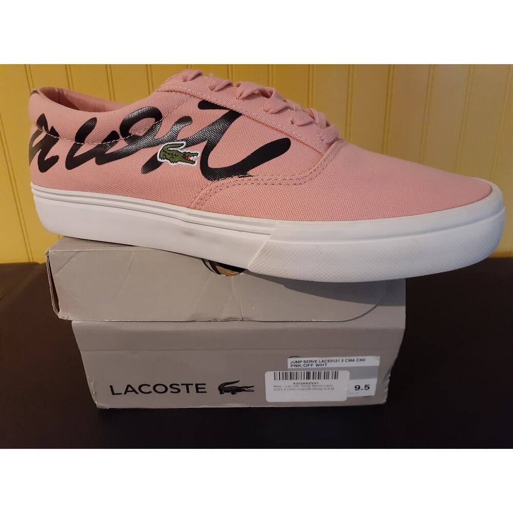Lacoste Women's Jump Serve Lace Shoes 0121 2 CMA Pink 9.5 M